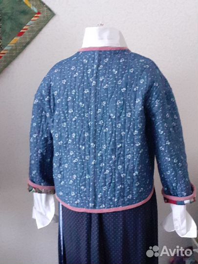 Куртка женская стеганная двусторонняя 46-48