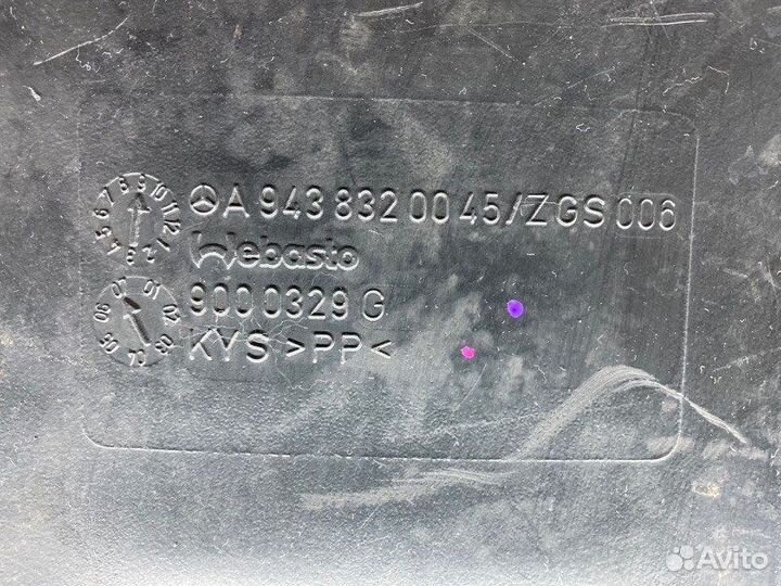 Воздуховод отопителя Mercedes-Benz Actros MP2 евро