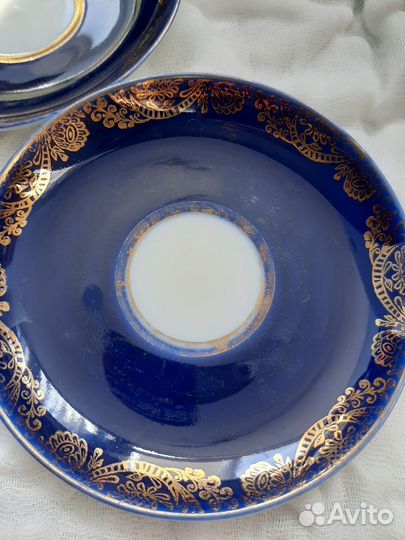 Блюдца cobalt лфз СССР