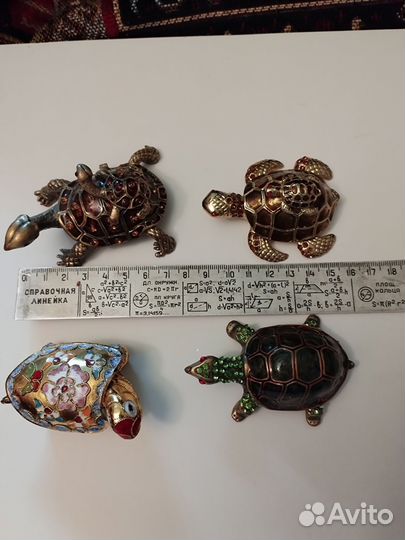 Шкатулка для украшений черепаха