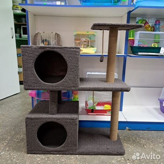 Домик для кошки с когтеточкой