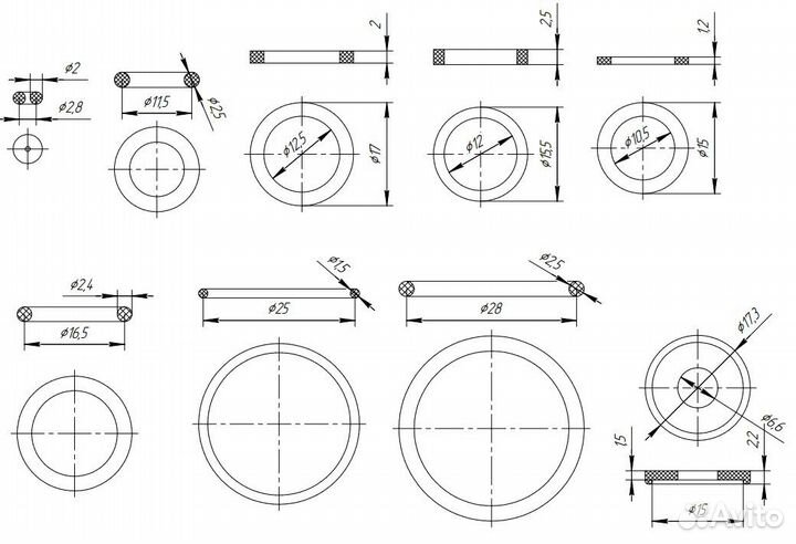 Ремкомплект газ. колонки 