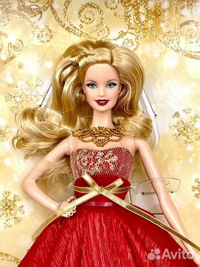 Барби Холидейка Holiday Barbie doll 2014