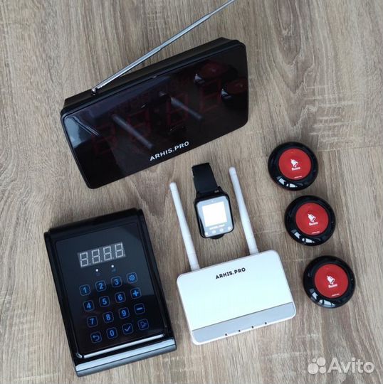 Система вызова персонала беспроводная - комплект