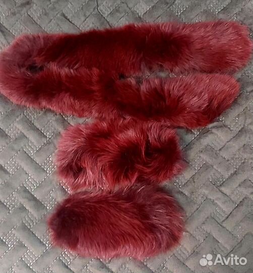 Натуральный меховой воротник