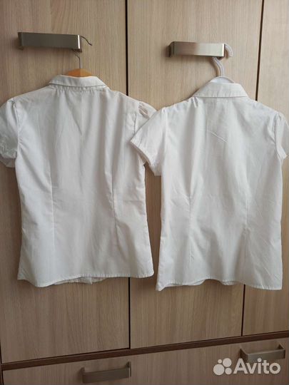 Белые школьные блузки 128