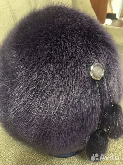 Шапка норковая женская 58 размер