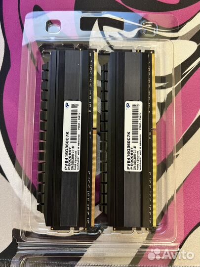 Оперативная память Patriot ddr4 16gb 3600 cl17