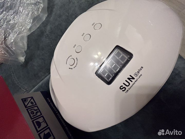 UF Лампа на две руки для ногтей новая