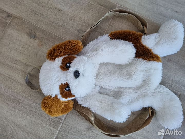 Детский плюшевый рюкзачок Собачка