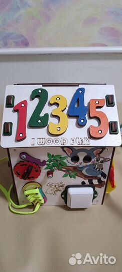 Бизиборд домик