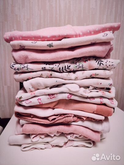 Детские вещи пакетом для девочки р.56-62