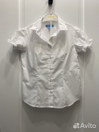 Блузка школьная, новая 122/128