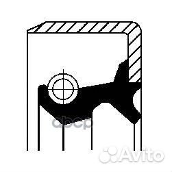 Сальник дифференциала 19017586b Corteco