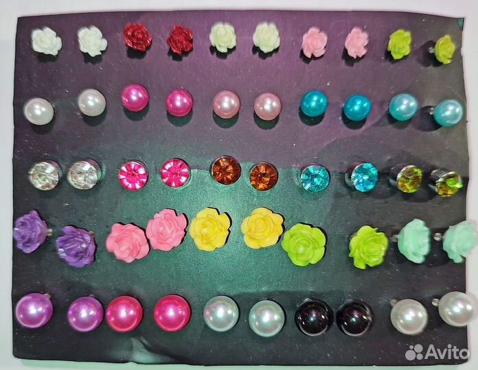 Серьги пуссеты