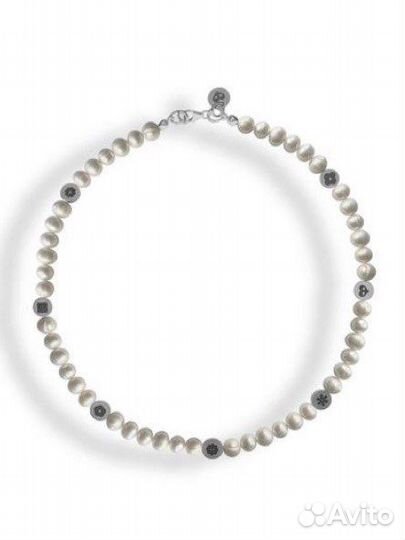 Колье/бусы/украшение из натурального жемчуга