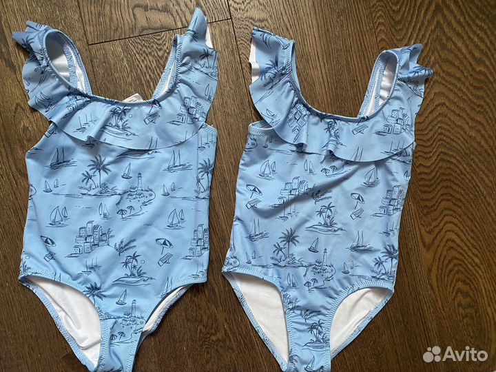 Купальник zara для двойни 104