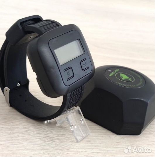 Кнопка вызова официанта Бургер и часы пейджер