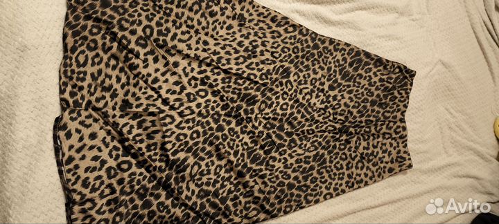 Юбка леопардовая lux