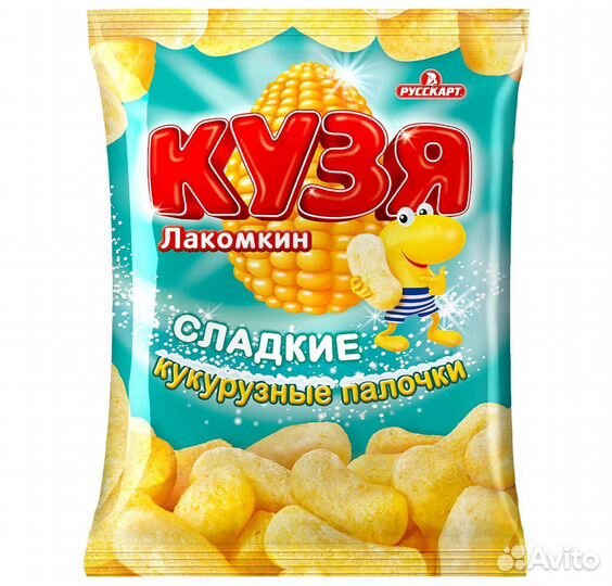 Кукурузные палочки Кузя Лакомкин 100г