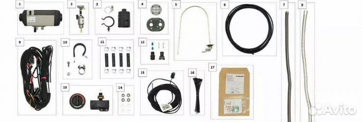 Webasto air top 2000 stc дизель, бензин