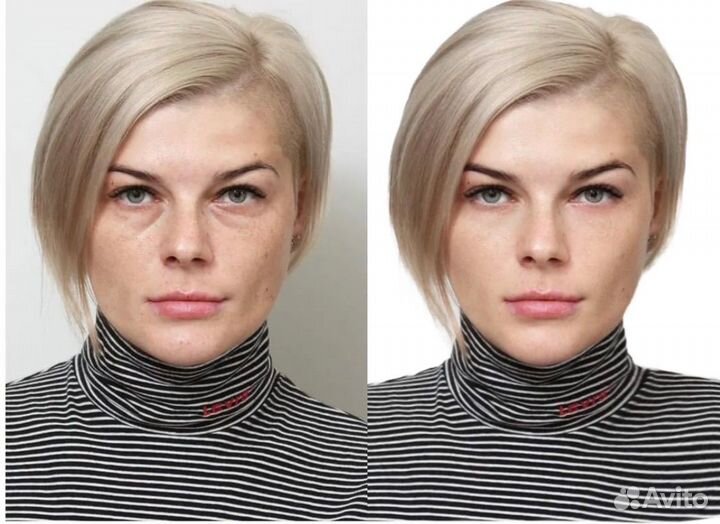Красивое фото на паспорт, ретушь фото