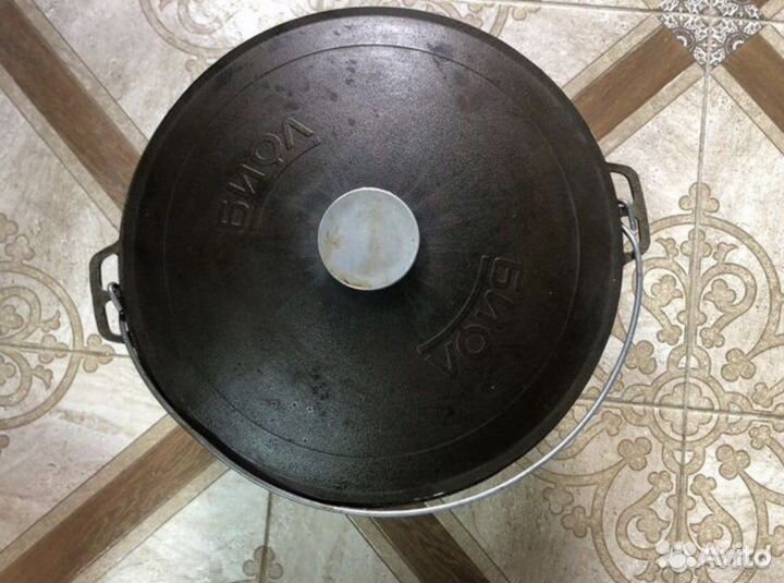 Казан чугунный 16 литров