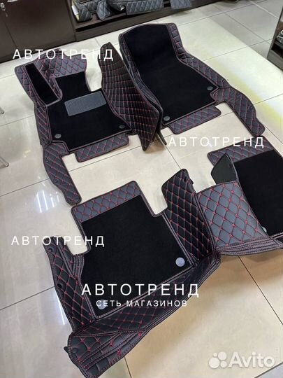 3D коврики из экокожи geely tugella