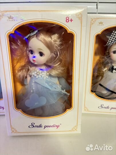 Кукла шарнирная Crown (в стиле фарфоровой куклы)