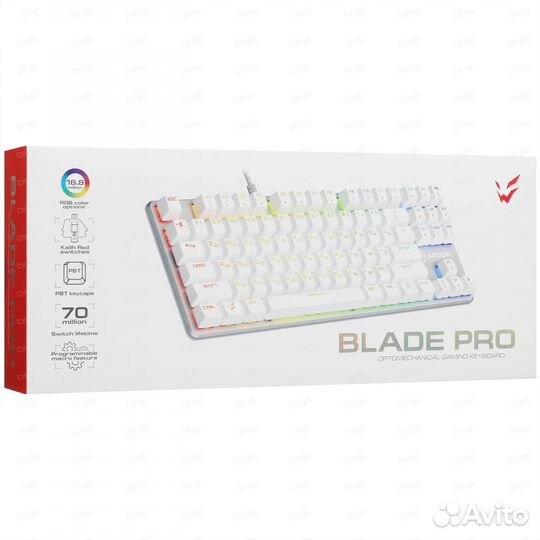 Клавиатура ardor gaming blade PRO белая kailh red