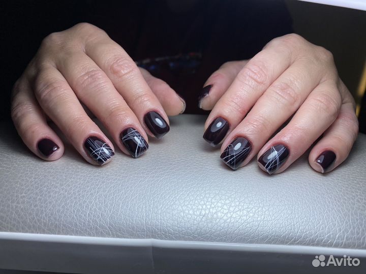 Маникюр с покрытием гель лак