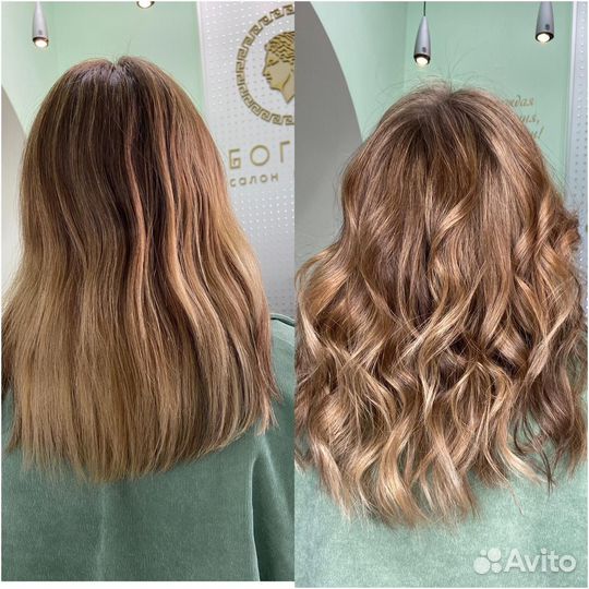 Окрашивание волос air touch шатуш балаяж