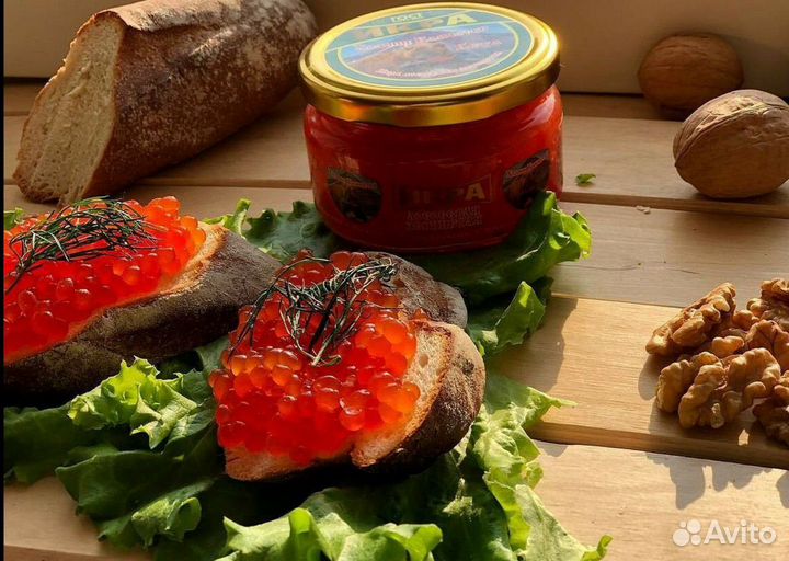 Красная икра Форель/Кета/Чавыча