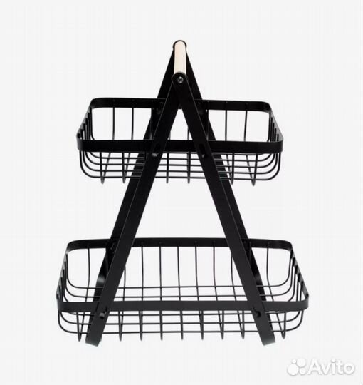 Новая корзина двухъярусная стиль лофт