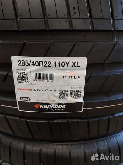 Hankook Ventus S1 Evo3 SUV K127A 325/35 R22 и 285/40 R22