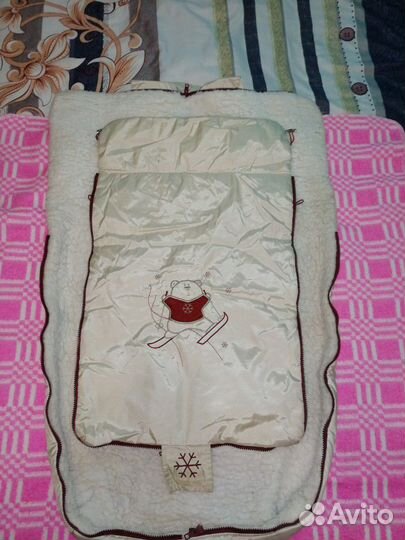 Зимний конверт из овчины