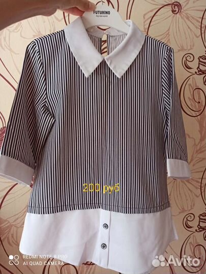 Блузка школьная 122