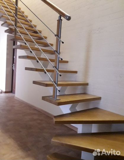 Лестница металлическая на 2 этаж