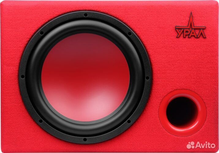 Активный сабвуфер урал ас—у12а (Красный)