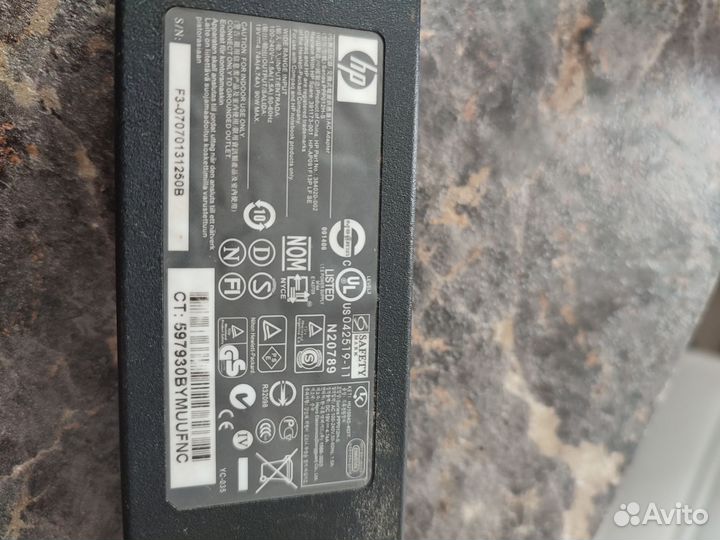 Блок питания для ноутбука hp 19v