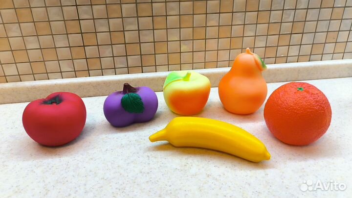 Фрукты овощи игрушки