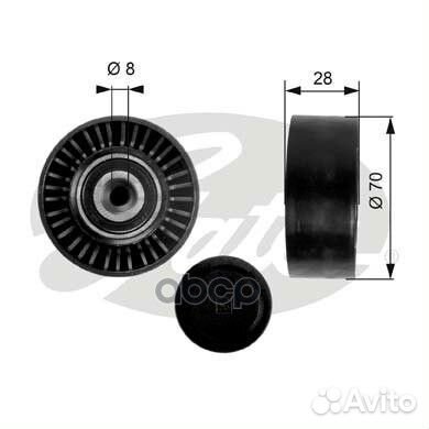 T36248 Ролик ремня приводного audi A4/VW tiguan