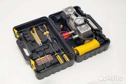 Компрессор 2х поршневой, в кейсе