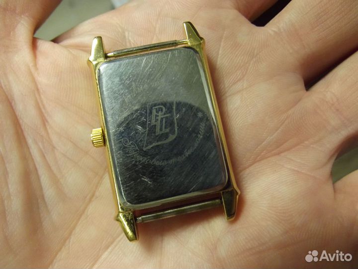 Часы Роспечать позолота кварц