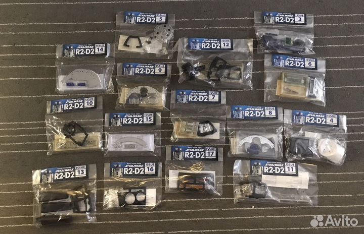 Детали R2 D2 деагостини