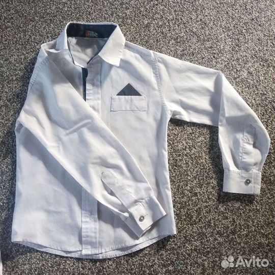 Рубашки на мальчика 116-122