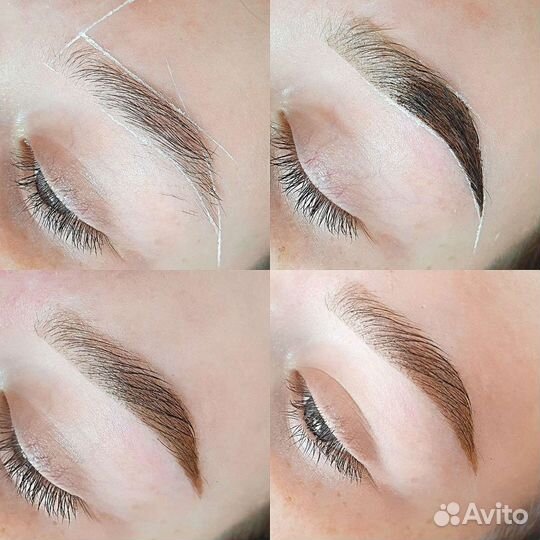 Окрашивание и моделирование бровей