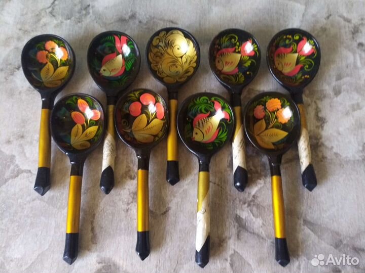 Сувенирные ложки (хохлома)