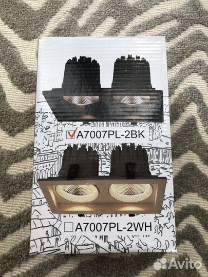 Встраиваемый светильник Arte Lamp A7007PL-2BK priv