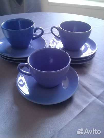 Чайные чашки с блюдцами чашки блюдца СССР